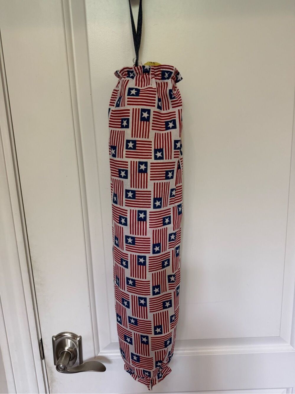 Handmade Plastic bag holder-American flag